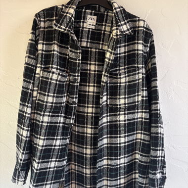 Camicia/sovracamicia Zara a quadri