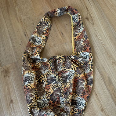 Leopard print crossbody bag