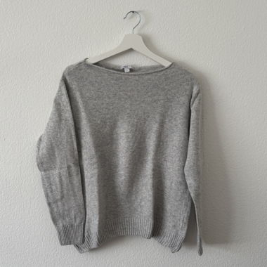 Muted grey sweater