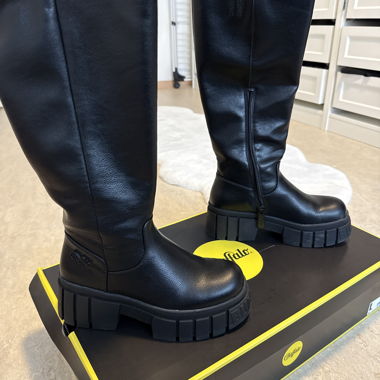 Stivaletti con plateau High Knees