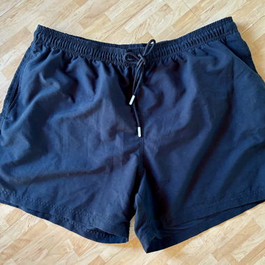 Schwarze Sunset Beach Badeshorts, M, Herren