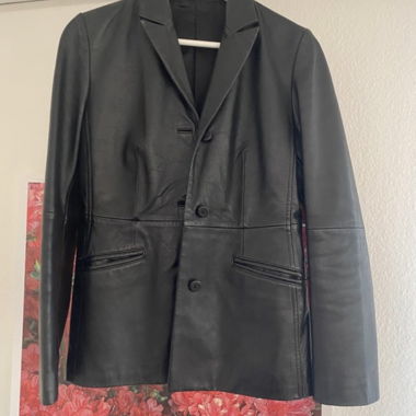 Blazer en cuir vintage