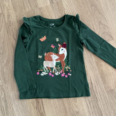Shirts Mädchen, Grösse 122 (3er)