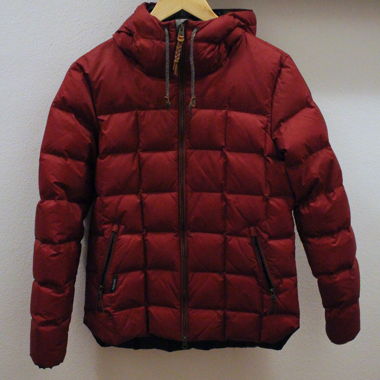 Veste d'hiver rouge à capuche HOLDEN