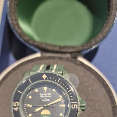 Swatch Blancpain Green Abyss 