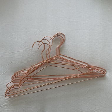 8 pieces rosegold coquette Hangers Kleiderbügel🕯️💫