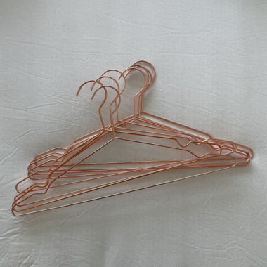 8 pieces rosegold coquette Hangers Kleiderbügel🕯️💫