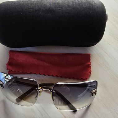 CHANEL vintage rimless sunglasses
