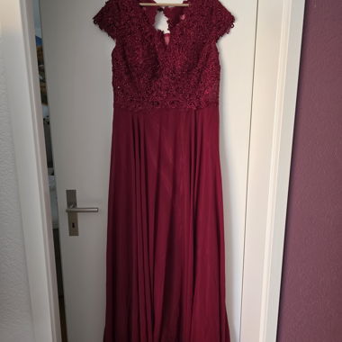Abito da sera bordeaux 4XL