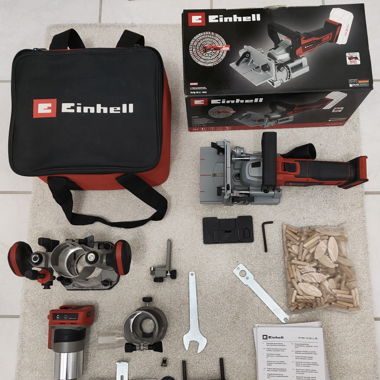 Défonceuse et Fraiseuse à lamelles 18v Einhell