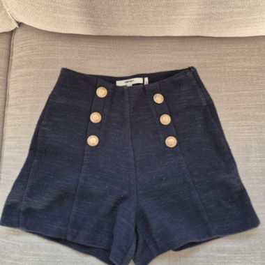 Koton High-Waist Shorts with Buttons XS