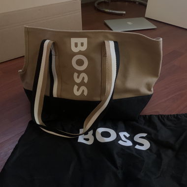 BOSS Dog Canvas Tragetasche