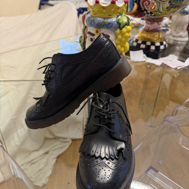 Scarpe casual nere in pelle 