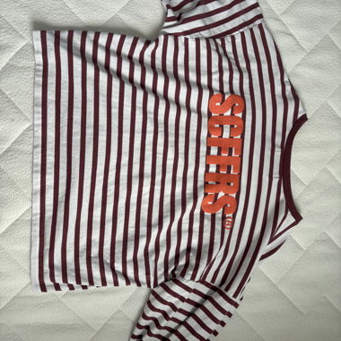 SCUFFRS Striped Long-Sleeve T-Shirt
