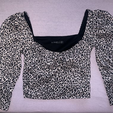 Leopard Print Crop Top