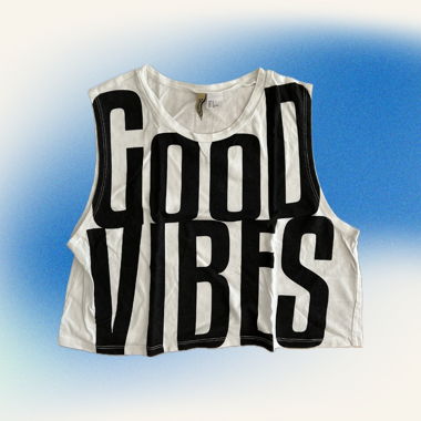 'goodvibes' canotta