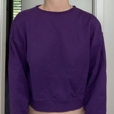 Violet cropped hoodie 