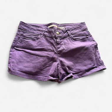 Lila Jeans-Shorts