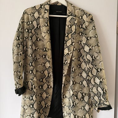 Blazer Zara stampa serpente