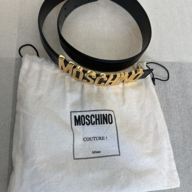 Black Moschino Belt