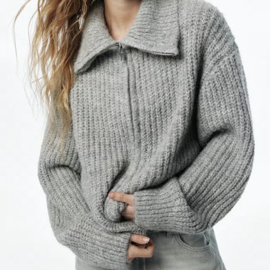 H&M Oversize Zip-Up Gilet
