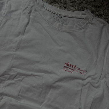 T-shirt graphique blanc M