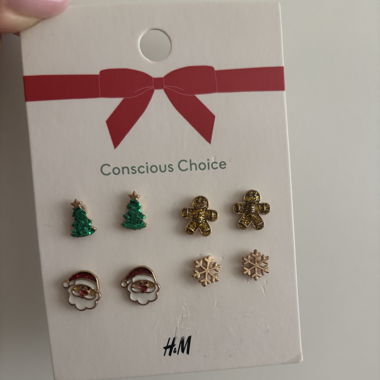 Boucle d’oreille Noël 