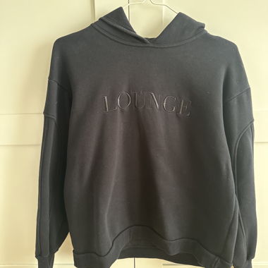 Black lounge hoodie