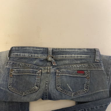 Baggy lows waist boot cut jeans