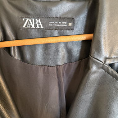 Zara black trench coat