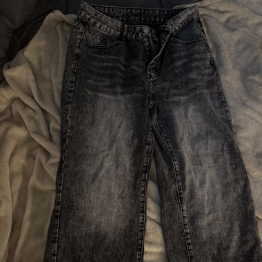 Schwarze Baggy Jeans 