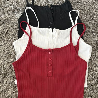 3 crop tops size S