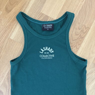 Grünes Crop Top 