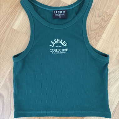 Grünes Crop Top 