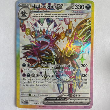 Hydreigon ex Tera Pokémon-Karte