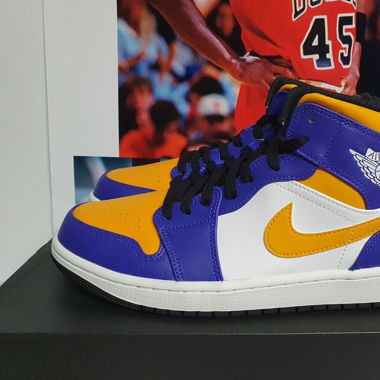 JORDAN REAL LAKERS N36