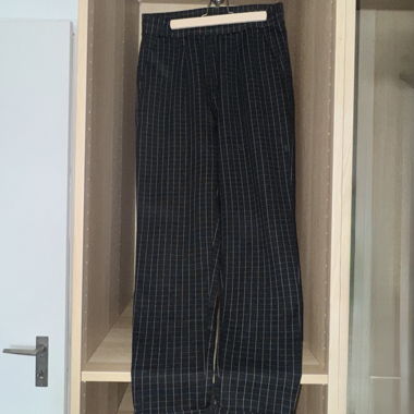 Pantalon décontracté à carreaux