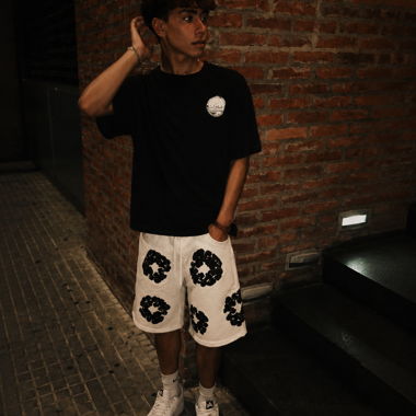 Shorts Denim Tears Blanc