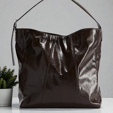 New coffee-brown H&M tote bag