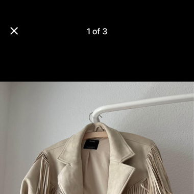 Faux wild leather jacket 