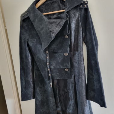 Cappotto nero Punk Rave