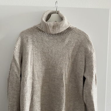 Pull col roulé 