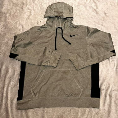 Felpa Nike vintage Therma-FIT Grigia, Taglia L,