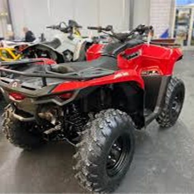 Red ATV Quad Bike