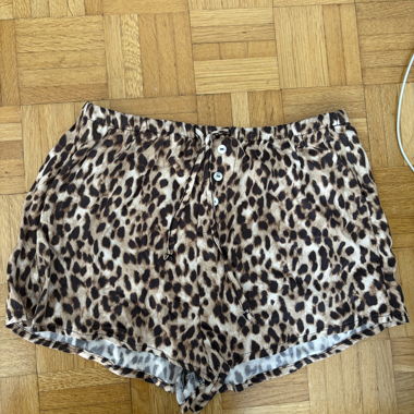 Pull&Bear shorts with leopard print, size M