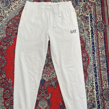EA7 weisse Jogginghose