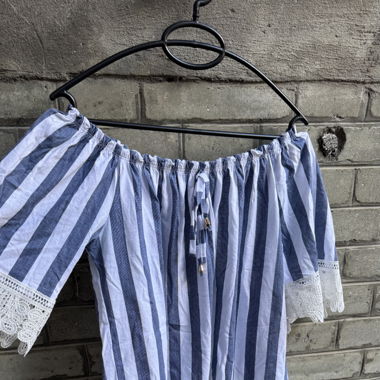 Schulterfreie Bluse
