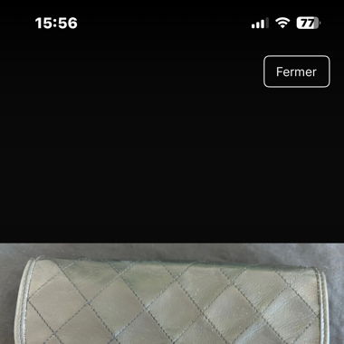 Chanel Vintage Clutch Tasche aus den 1980er Jahren