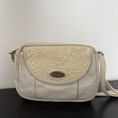 Sac bandoulière crème de La Toscane