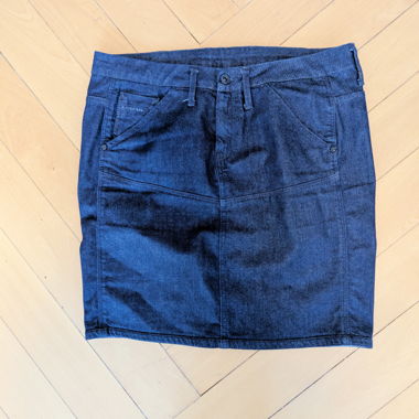 Vintage, dunkelblauer kurzer Jeansrock, G-Star